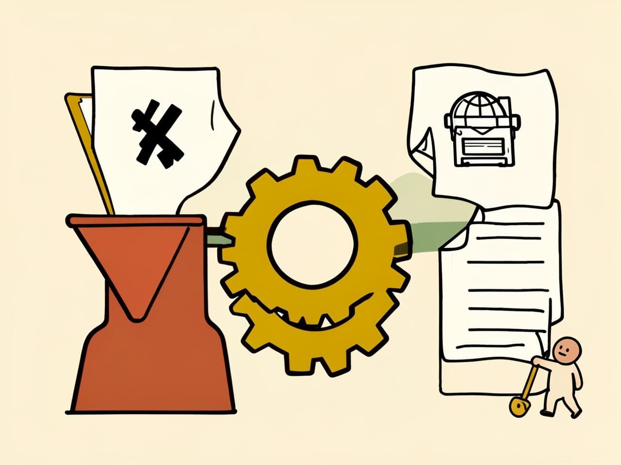 Markdown converter export illustration