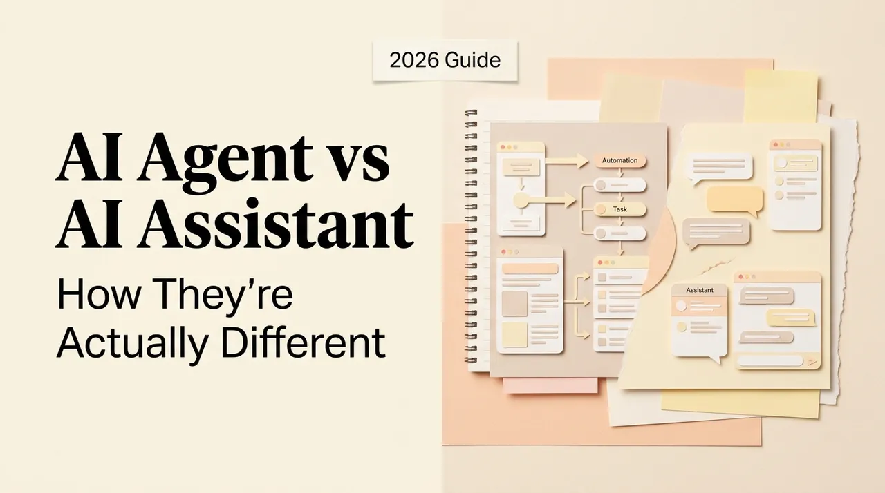 AI Agent vs AI Assistant: How They're Actually Different