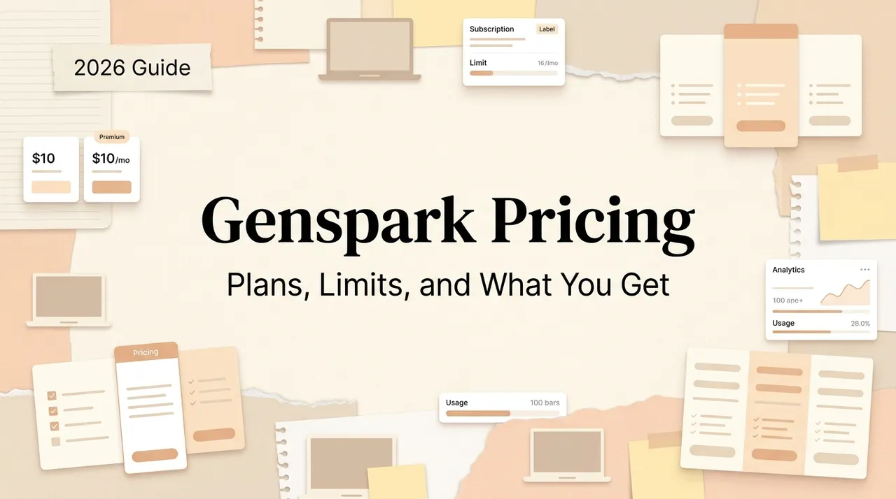 Genspark Pricing: Plans, Limits, and What You Get