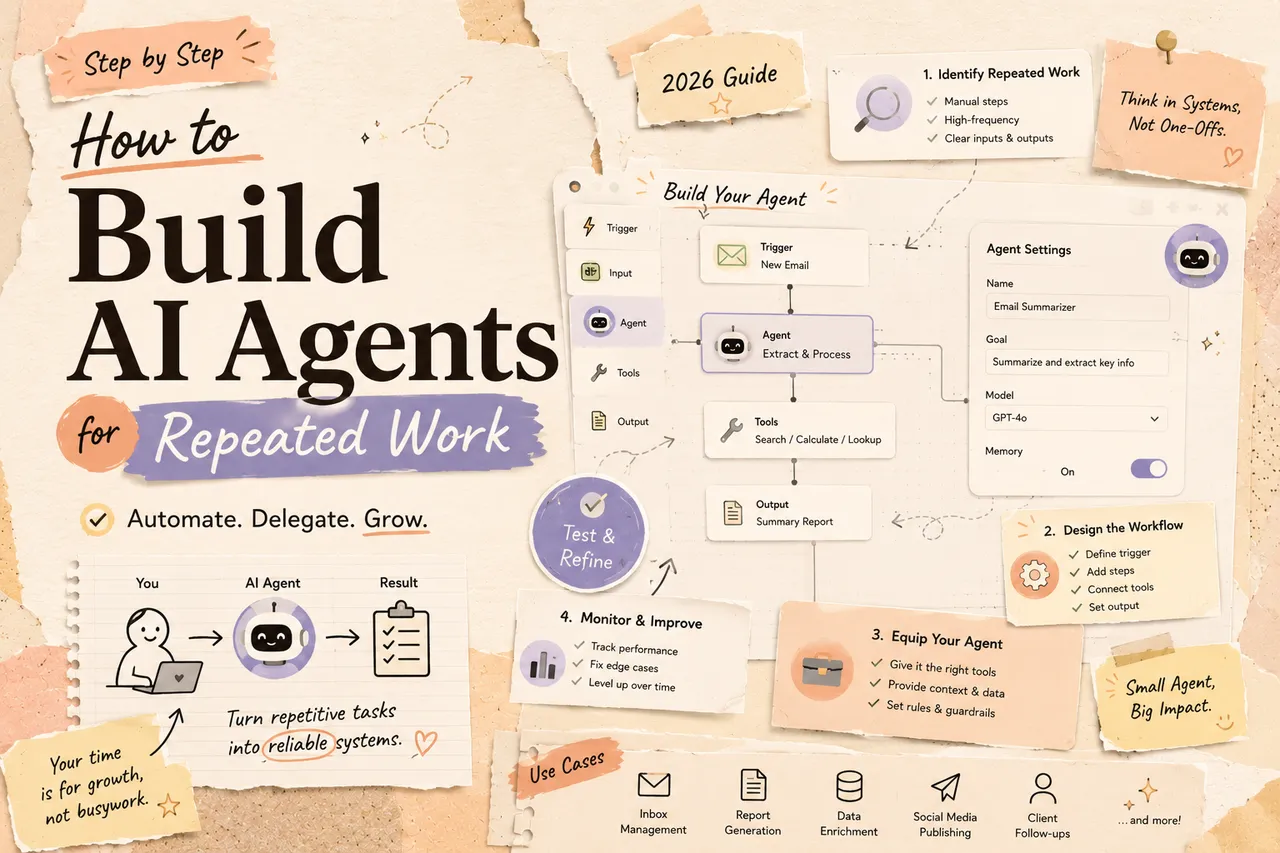 How to Build AI Agents for Repeated Work