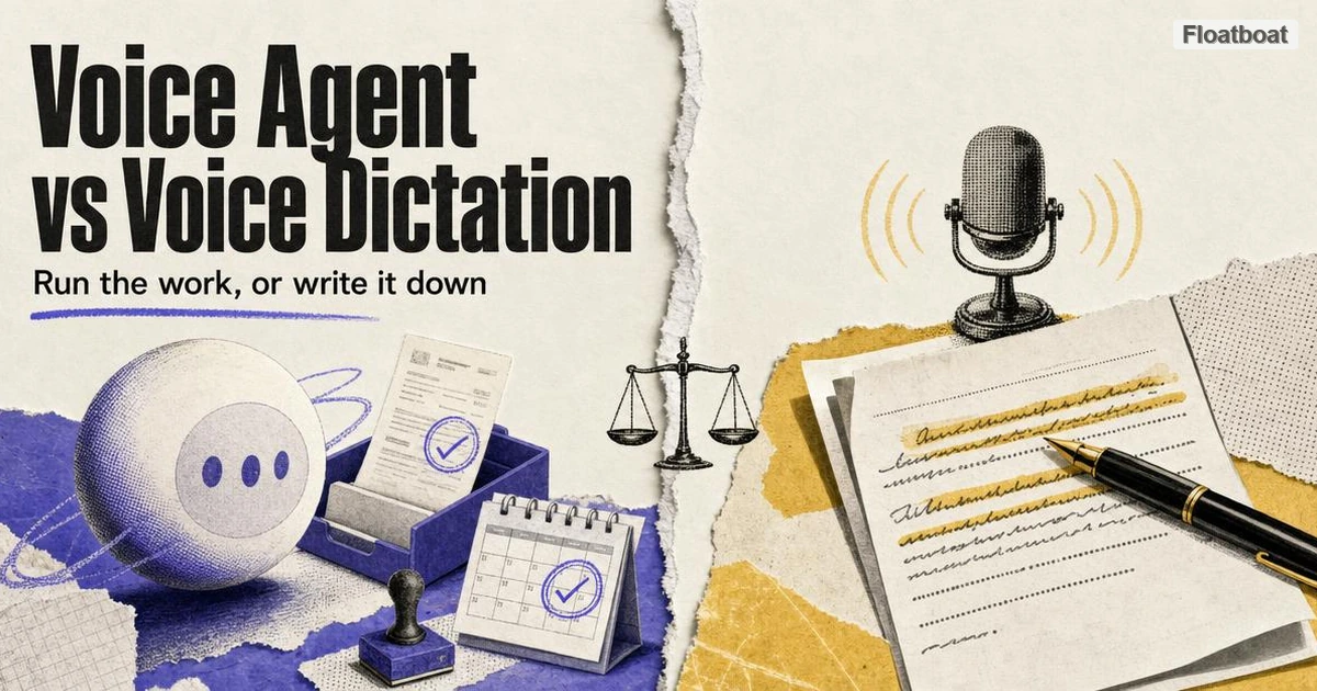 Voice Agent vs Voice Dictation for Work — Pick the Right Layer